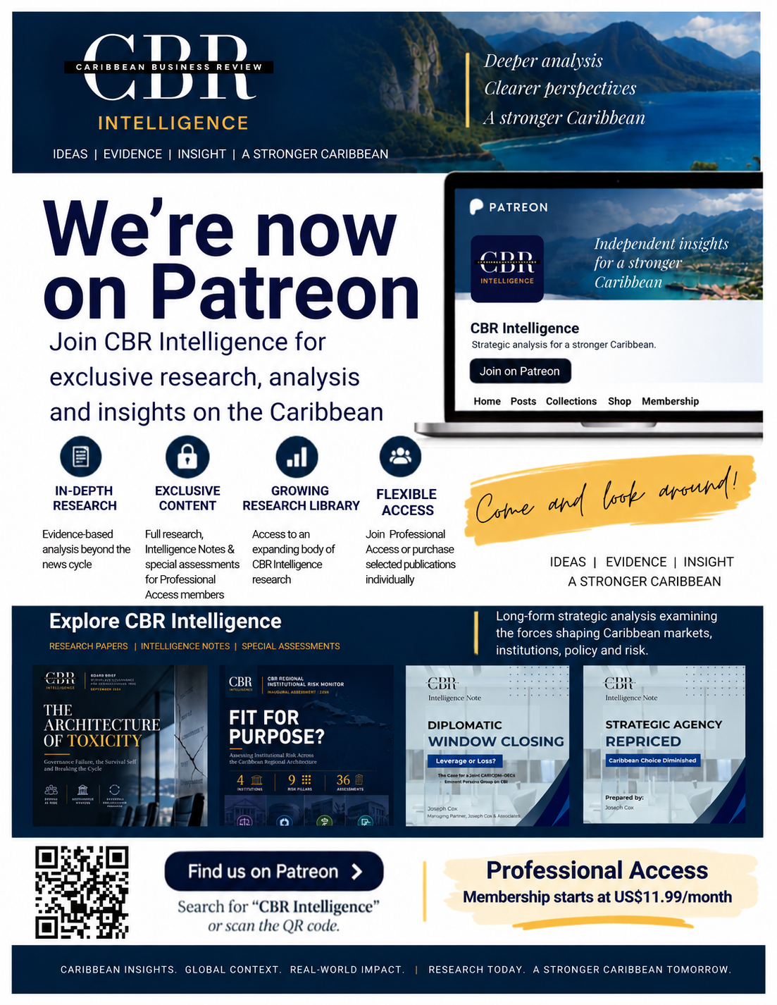 CBR Intelligence on Patreon: exclusive research, analysis and insights, with flexible access